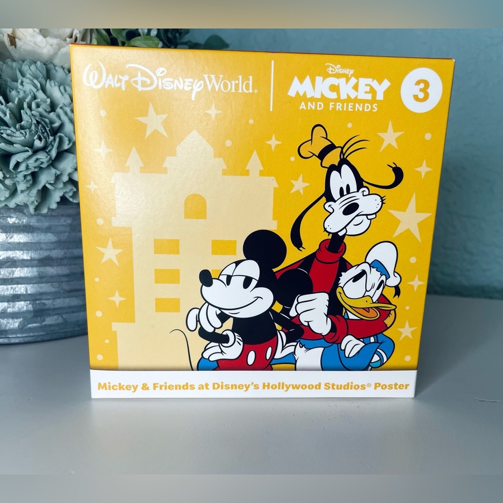 Mickey & Friends at Disney’s Hollywood Studios Poster New in Box McDonald’s